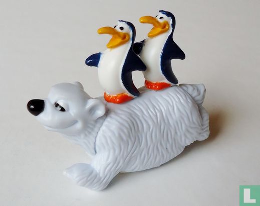 Polar bear and penguins - Image 1