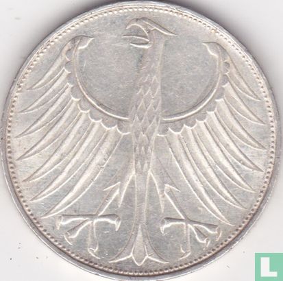 Duitsland 5 mark 1973 (G) - Afbeelding 2