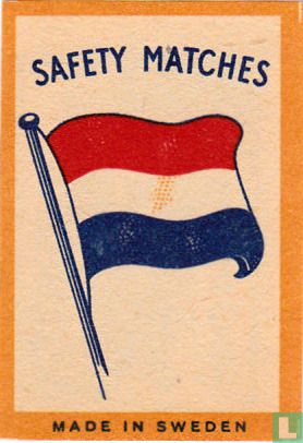 Nederlandse vlag safety matches