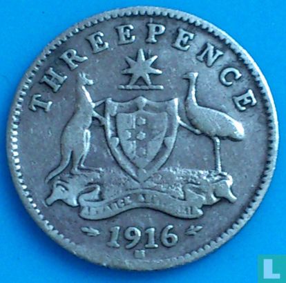 Australien 3 Pence 1916 - Bild 1