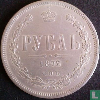 Russia 1 rouble 1872 - Afbeelding 1