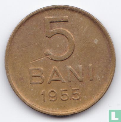 Romania 5 bani 1955 - Image 1