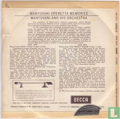 Mantovani Operetta Memories - Image 2