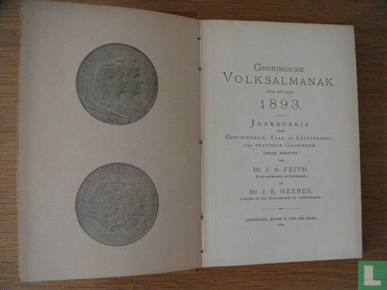 Groningsche Volksalmanak 1893  - Image 3