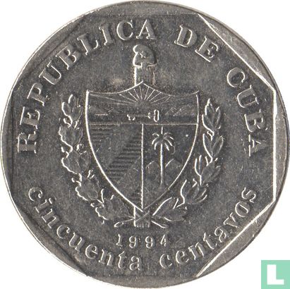 Cuba 50 centavos 1994 - Afbeelding 1