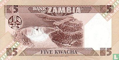 Sambia 5 Kwacha ND (1980-88) P25a - Bild 2