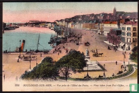Boulogne-sur-Mer, Vue prise de l'Hotel des Postes
