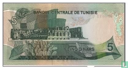 Tunesië 5 Dinar  - Afbeelding 2