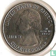 États-Unis ¼ dollar 2011 (P) "Chickasaw national recreation area - Oklahoma" - Image 2