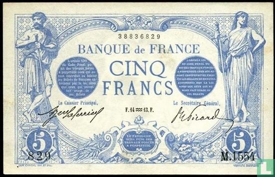 Frankreich 5 Francs 