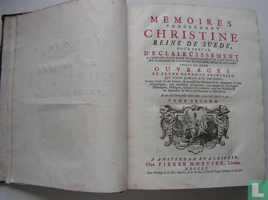 Memoires concernant Christine, reine de Suede. 2 - Afbeelding 3