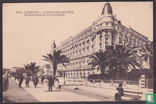 Cannes, Carlton Hotel - Boulevard de la Croisette