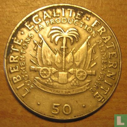 Haïti 50 centimes 1979 "FAO" - Image 2