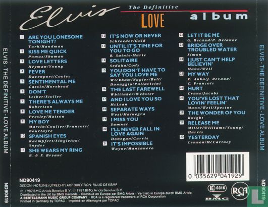 The Definitive Love Album - Image 2