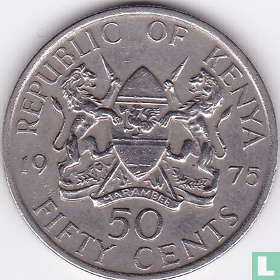 Kenia 50 Cent 1975 - Bild 1