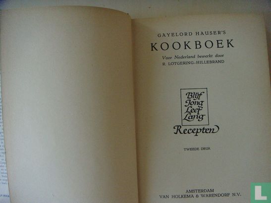 Gayelord Hauser's Kookboek - Image 3