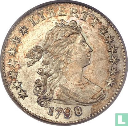 United States 1 dime 1798 (type 2) - Image 1