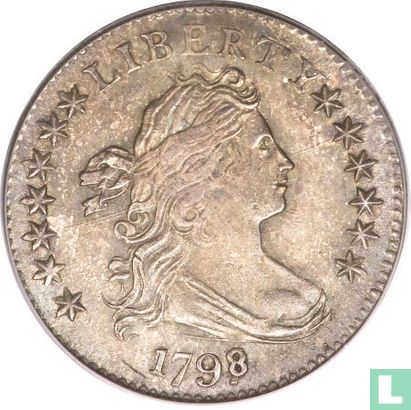 United States 1 dime 1798 (type 4) - Image 1