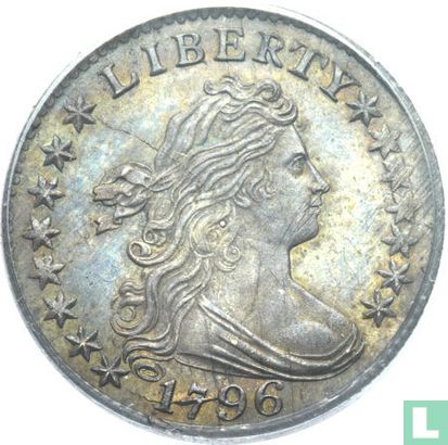États-Unis 1 dime 1796 - Image 1