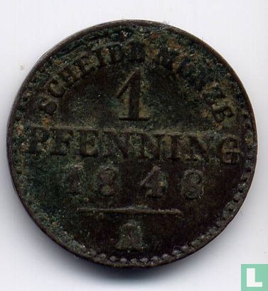 Prusse 1 pfenning 1848 (A) - Image 1