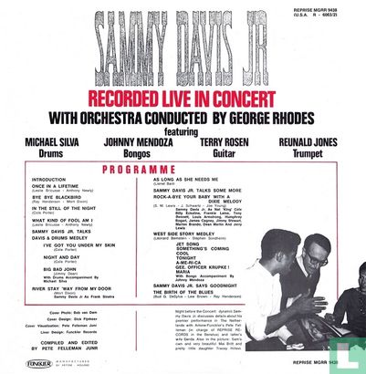 Sammy Davis Jr. recorded live in concert - Afbeelding 1