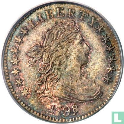 États-Unis 1 dime 1798 (type 3) - Image 1