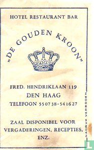 Hotel Restaurant Bar "De Gouden Kroon " - Afbeelding 1