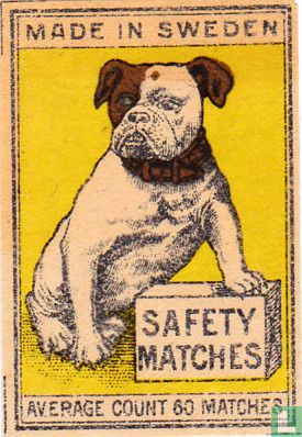 Safety matches (beeld van een dog)
