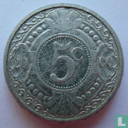 Antilles néerlandaises 5 cent 2000 - Image 1