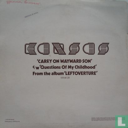 Carry on Wayward Son - Afbeelding 2