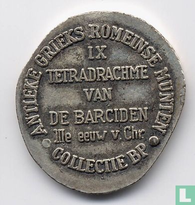 IX Tetradrachme van de Barciden IIIe eeuw v.Chr. - Image 2