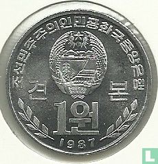 Noord-Korea 1 won 1987 Specimen - Image 1