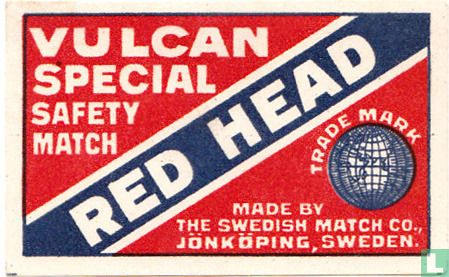 Red Head Vulcan Special safety match