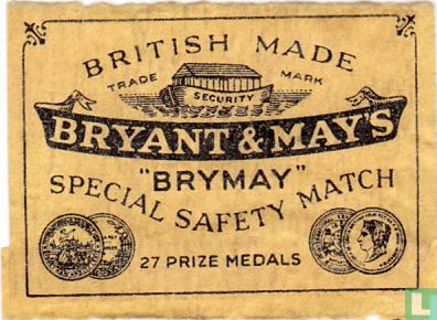 British Made - Bryant & May's - Brymay