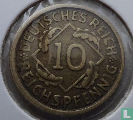 Duitse Rijk 10 reichspfennig 1924 (G) - Afbeelding 2