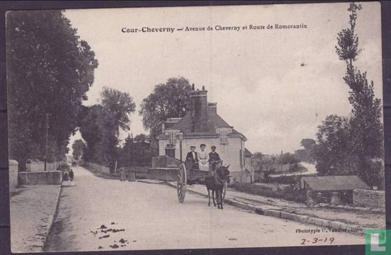 Cour-Cheverny, Avenue de Cheverny et Route de Romorantin