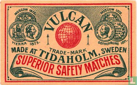 Vulcan Superior safety matches