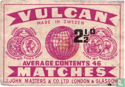 Vulcan matches 21/2d
