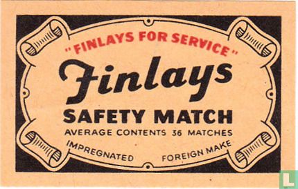 Finlays safety match