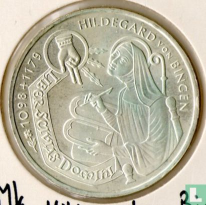 Allemagne 10 mark 1998 "900th anniversary Birth of Hildegard von Bingen" - Image 2