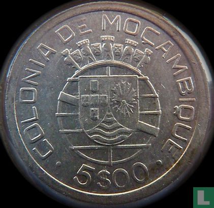 Mosambik 5 Escudos 1949 - Bild 2