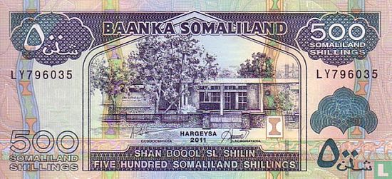 Somaliland 500 Shillings 2011 - Image 1