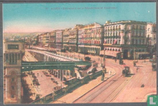 Alger, Boulevard de la République et Ascenseur