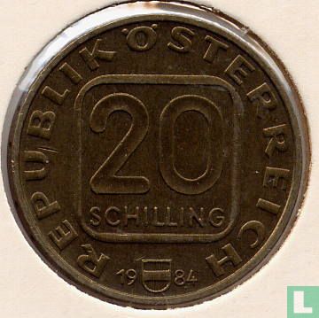 Oostenrijk 20 schilling 1984 "Grafenegg Palace" - Afbeelding 1