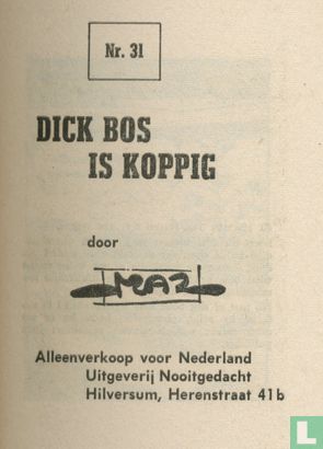 Dick Bos is koppig - Afbeelding 3