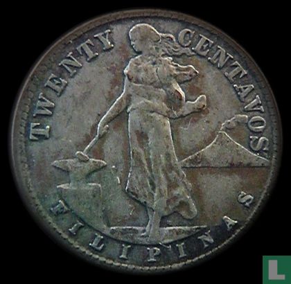 Philippines 20 centavos 1944 (D) - Image 2
