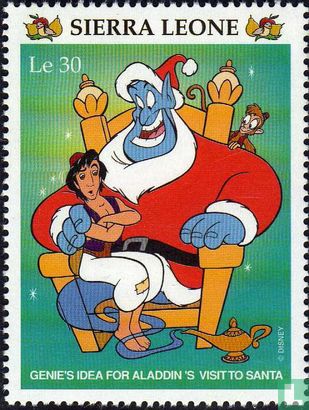 Walt Disney Film Aladdin-Weihnachten