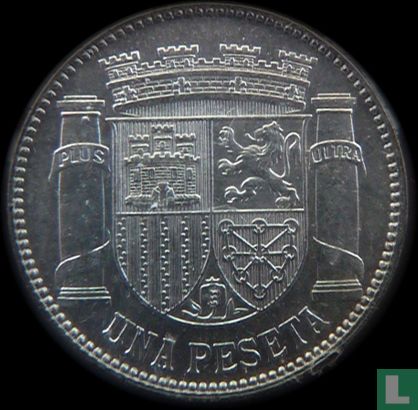 Spanje 1 peseta 1933 - Afbeelding 2