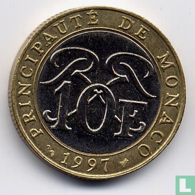 Monaco 10 francs 1997 - Afbeelding 1