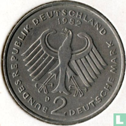 Deutschland 2 Mark 1982 (D - Kurt Schumacher) - Bild 1